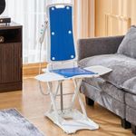PERLECARE Electric Chair Lift, 308 lbs Capacity, Floor Lift for Elderly Falls, IP68 Waterproof Bath Lift for Tub, Foldable & Rechargeable Design, Remote Control, for Fall Recovery & Home Care