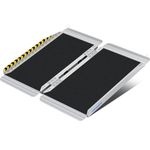 Ruedamann 2 FT Wheelchair Ramp, 30.3'' Wide Portable Ramps for Wheelchairs for Home, Non-Slip Aluminum Ramps with Handle, 600 LBS Capacity Wheelchair Ramps for Home Steps, Doorways, Door Entry, Stairs