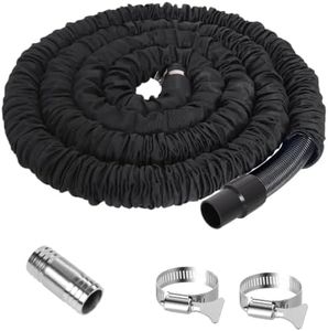 97521 RV sewer hose with hose nylon protector, Extended 29 FT. perfect match for Thetford Sani-Con Turbo 400S/500S/600S/700 drain hose,1-1/2inch RV Camper Sewage Waste Water Drain Hose
