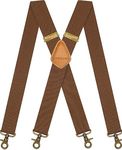 AYOSUSH Mens Suspenders with Swivel Hooks on Belts Loops Heavy Duty Big and Tall