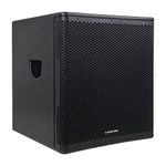 Sound Town Oberon Series 18" 1600W Powered PA/DJ Subwoofer with Class-D Amplifier, LPF and Selectable DSP Output Modes, 4" Voice Coil, 100 oz Magnet, Plywood, Black (OBERON-18SPW)