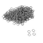 Valyria 500pcs Stainless Steel Silver Split Key Ring Finding 8mm(3/8") Dia.