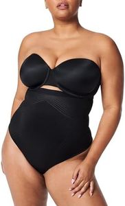 SPANX SPANXshape Invisible High-Waisted Thong - Very Black - X-Small