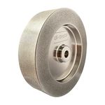 6 inch CBN Grinding Wheel 180 Grit, 6" Dia x 1.5" Wide x 1/2" Arbor (Aluminum Body) for Sharpening High Speed Steel Tools、Woodturning Tools (6"x1.5")