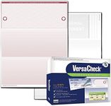 VersaCheck UV Secure Checks - 250 Blank Business Voucher Checks - Burgundy Elite - 250 Sheets Form #1000 - Check on Top