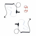 Keyblu Surveillance Kit Acoustic Tube Listen-only Earpiece for 2 Way Radio (3.5MM 2 PCS)