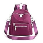 Backpack Purse for Women Girls Fashion Small Backpack Anti-Theft Casual Travel Daypack Shoulder bag Purple