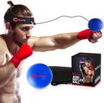 Champs Boxing Reflex Ball Boxing Equipment Fight Speed, MMA Boxing Gear Pro Punching Ball - Great for Reaction Speed and Hand Eye Coordination Training Reflex Bag Alternative … (Beginner)