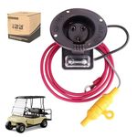 Golf Cart Parts for Club Car 48 Volt Charger Receptacle and Fuse Assembly | Electric