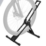 Favoto Bike Stand Bicycle Rack Stand - Floor Bike Stand for Garage, Cycling Wheel Holder Indoor Outdoor Storage Tires Rack Holder for Mountain MTB and Road Bicycles, Steel