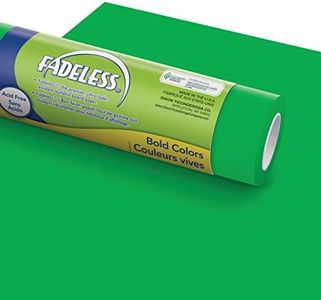 Fadeless Bulletin Board Paper, Fade-Resistant Paper for Classroom Decor, 48” x 50’, Apple Green, 1 Roll