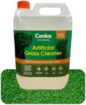 Conka Artificial Grass Cleaner – Pet Safe Odour Eliminator, Stain Remover & Deodorizer, Enzyme Formula for Synthetic Turf, Patios, Pet Disinfectant, Puppy and Cat Urine Cleaner Ready To Use (5L)