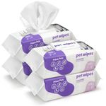 Prime Pets Dog Wipes, 400 Count, 8" x 8" Pet Grooming Wipes for Dogs Cats Cleaning Deodorizing, Lavender Scented, Extra Thick Dog Paw Wipes for Sensitive Skin, Clean Ears, Eyes, Butt, Body & Teeth