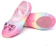 Girls Ballet Shoes Glitter Split-So