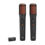 JBL EasySing Mics - Two Wireless AI-Powered Microphones with Real-time Vocal Removal - Black