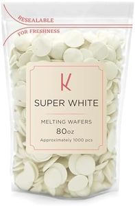 KIDU Chocolate Melting Wafers Bulk Bag Perfect For Dipping, Deserts, Baking And More (5 Pound, Super White New)
