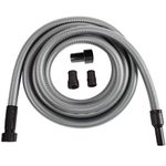 Cen-Tec Systems 94115 Premium Shop Vacuum Power Tool Adapter Set, 20 Ft. Hose, Silver