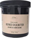 100% Pure African Shea Butter/All Natural/Organic, Refined ENTED/from Ghana, Perfect for all personnal DIY projects 16oz (454g)