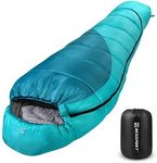 Bessport Mummy Sleeping Bag | 15-45 ℉ Extreme 3-4 Season Sleeping Bag for Adults Cold Weather– Warm and Washable, for Hiking Traveling & Outdoor Activities