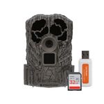 Stealth Cam Browtine 16MP Durable Trail Camera Bundle with 32GB Ultra SDHC UHS-I Memory Card, and High-Speed Card Reader (3 Items)