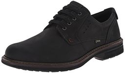 ECCO Men's Turn GTX Plain Toe Tie Shoe, Black Black 51052, 12 UK