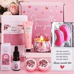 Birthday Gifts For Women,Rose Pamper Gifts For Her, Valentines Gifts for Her, Ideas Present For Mum Wife Girlfriend Sister Friend, Relaxation Spa Ladies Gifts Care Package For Her, Friendship Gifts