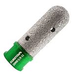 KURSTOL Diamond Finger Milling Bit - Diamond Drum Wheel Dia 3/4"X5/8-11 Thread Diamond Milling Bit for Enlarging Shaping Round Bevel Existing Hole of Porcelain,Hard Ceramic,Granite,Marble Round