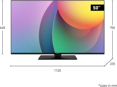 Panasonic 50" 4K Smart TV – W60 Series Ultra HD LED