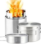 Solo Stove Campfire And 2 Pot Set Combo Cooking System One Size Silver