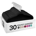 Zober Velvet Hangers 30 Pack - Heav