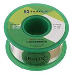 ZSHX Lead Free Solder Wire Sn99 Ag0.3 Cu0.7 Rosin core Solder Wire for Electrical Soldering (1.0mm 50g)