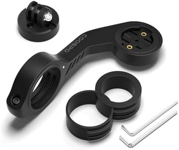 CooSpo Bike Computer Out Front Mount MT5S, Compatible with Garmin and GoPro, Bike Computer Mount Adapter for Handlebar 25.4mm/31.8mm