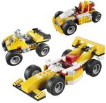 SUPER TOY F1 Racing Car Building Blocks Toy for 6-12 Years Kids, 3in1 Architect Car 120+ Pieces Bricks Kit STEM Learning Building Bricks Birthday Gift for 6-12 Boys Girls