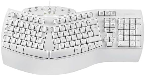 Perixx PERIBOARD-512 - Teclado ergonómico Wired (White)