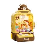 KTUXZCI Claw Machine For Kids Arcade Game Toy Thrilling Interactive Experience Enhancing Skills And Confidence During Playtime Gatherings Claw Doll Machine Indoor Arcade Games, Brown, 20x15.7x29.6cm