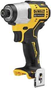 DEWALT 12V MAX Xtreme Compact Cordless Impact Driver, Brushless 1/4 in, with Precision Drive Technology (Not Compatible with 20V Tools)(DCF801B)(Tool Only)