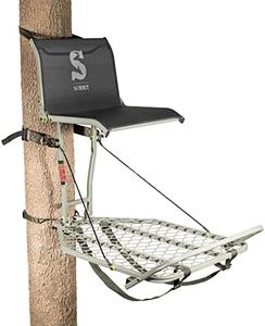 Summit Treestands Ledge XT Hang-on Tree Stand | Lightweight | Folding Comfort-Mesh Seat (SU82117),Black