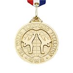 SANGA Taekwondo World Taekwondo Federation Medal Gold Prize MMA Martial Arts TKD 2 Sizes(Dia 58mm or 49mm) 1EA (1. Dia(58mm or 2.28 Inch))