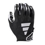 adidas Freak 6.0 Padded Receiver Football Gloves, Black/White, X-Large