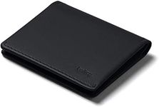 Bellroy Slim Sleeve Wallet (Premium Leather, Front Pocket Wallet, Thin Bifold Design, Holds 4-12 Cards, Folded Notes) - Black