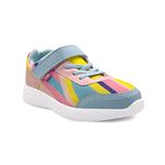 KazarMax Hopits Peach Abstract Sneakers for Girls- 12.5 Kids UK