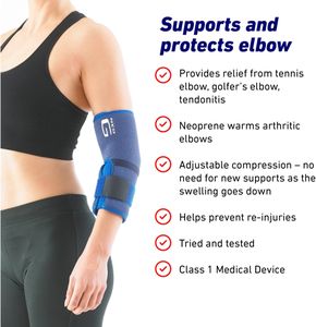 Neo-G Adjustable Elbow Support Brace – Compression Sleeve
