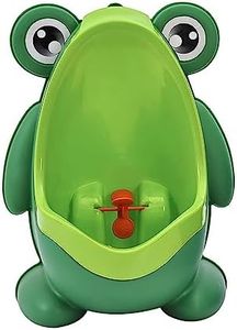 Frog Pee Training,Cute Potty Training Urinal for Boys with Funny Aiming Target,Green Urinals for Toddler Boy (Green)