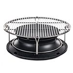 Kamado Joe KJ-Hyper SloRoller Hyperbolic Smoke Chamber Grill Accessory for Classic Joe, Black