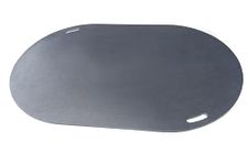 Pizza Steel Pizza Steel Stone, Baking steels -Oval Design ! DareBuilt 14"x22"x1/4"(0.25) by DareBuilt Baking Oven Steel-with Thumb Holes-Beautiful Oval Shape for Enhanced air Flow in Your Oven