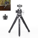 koolehaoda Mini Tripod with hook design for Camera, iPhone,Compact Desktop Tripod with Hook with 360° Ball Head Cold Shoe for Vlogging DSLR Camera Video