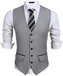 COOFANDY Mens Formal Suit Vest Groo