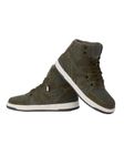 The Souled Store Urban Blaze: Olive Men and Boys Lace Up High Top Sneakers