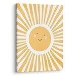 XWELLDAN Cute Cartoon Smiling Sun C