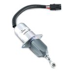 KD KISONIED 3935649 Fuel Shut Off Solenoid, 12VDC, White, Replacement for Cummins Engine, Ford Freightliner Motorhomes and Marine Applications